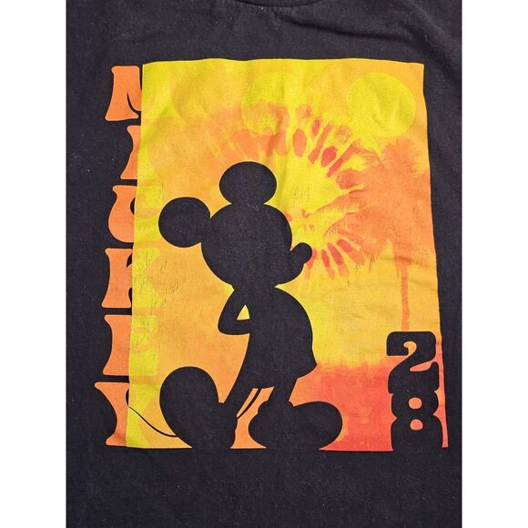 RARE NEFF DISNEY MICKEY MOUSE BLACK SHIRT 3XL VTG Disney Style Beach Mickey - Picture 3 of 5